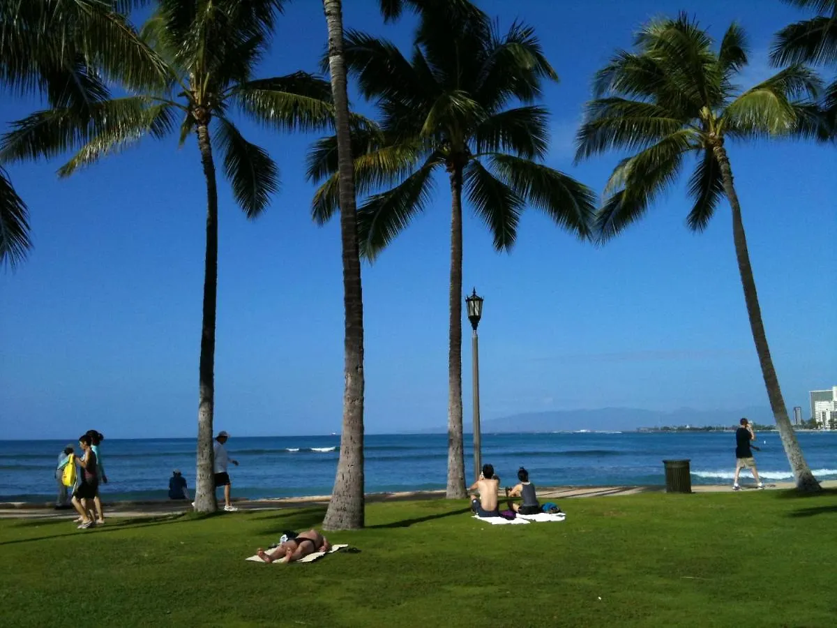 Free Parking, Pool, Sauna, Spa, Wifi, Bbq, Ac - Waikiki Banyan Honolulu 0*,